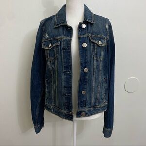 American Eagle Outfitters Dark Blue Denim Jacket